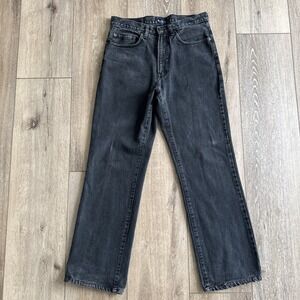 Pepe Jeans London Comfort Jeans Mens 34x33 Black Wash Denim‎ Jeans #218